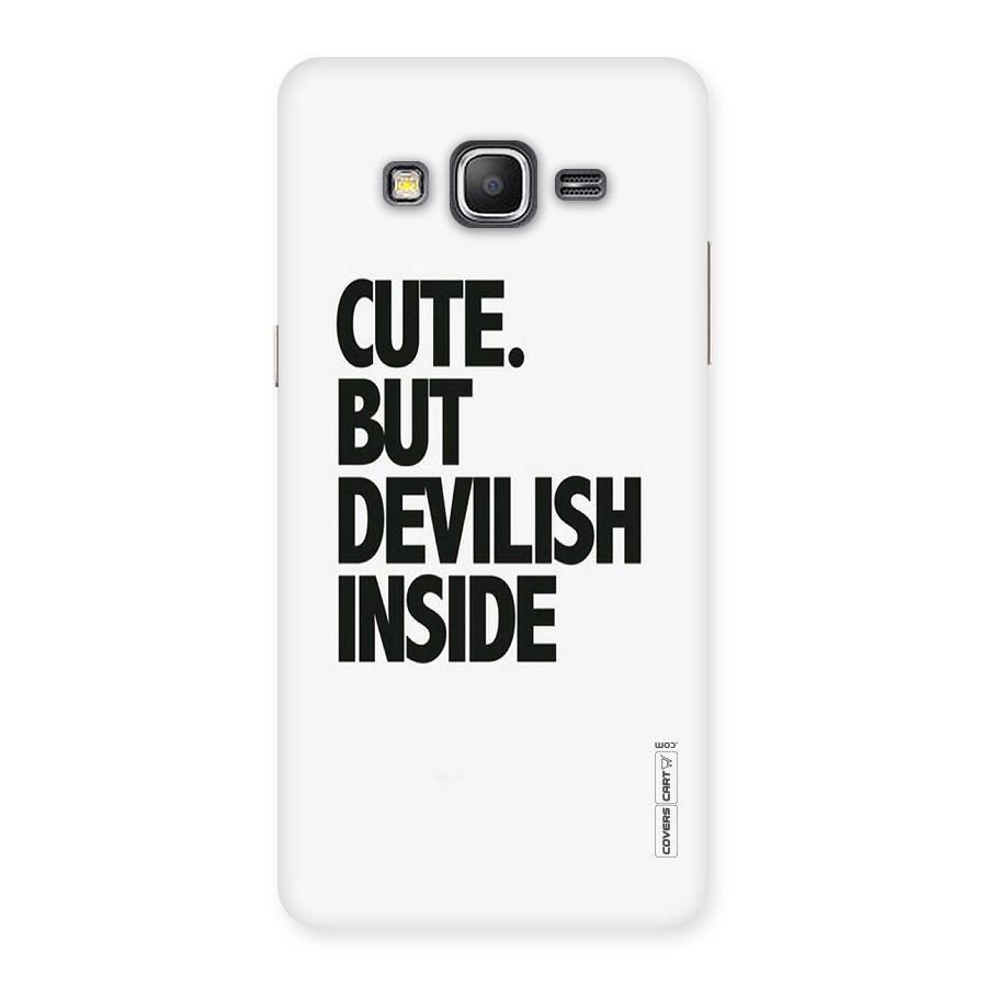 Cute But Devil Back Case for Galaxy Grand Prime