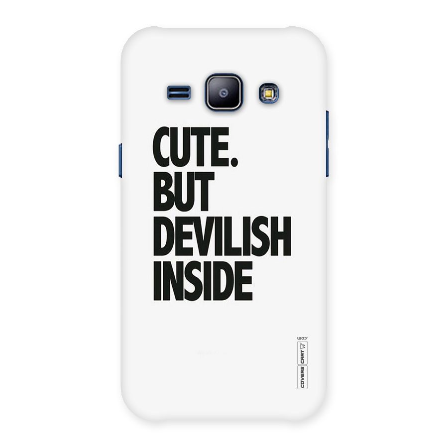 Cute But Devil Back Case for Galaxy J1