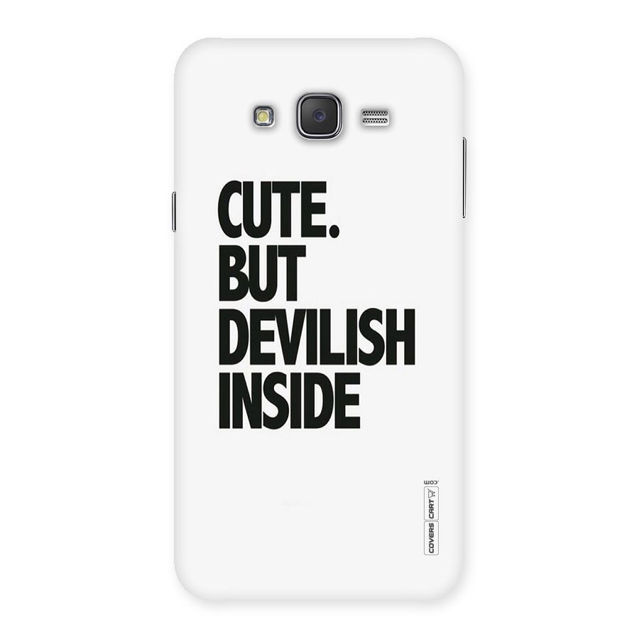 Cute But Devil Back Case for Galaxy J7