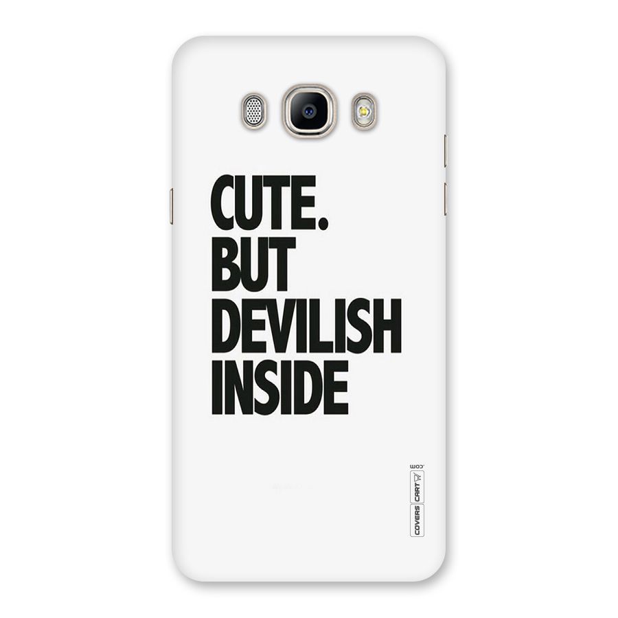 Cute But Devil Back Case for Galaxy On8