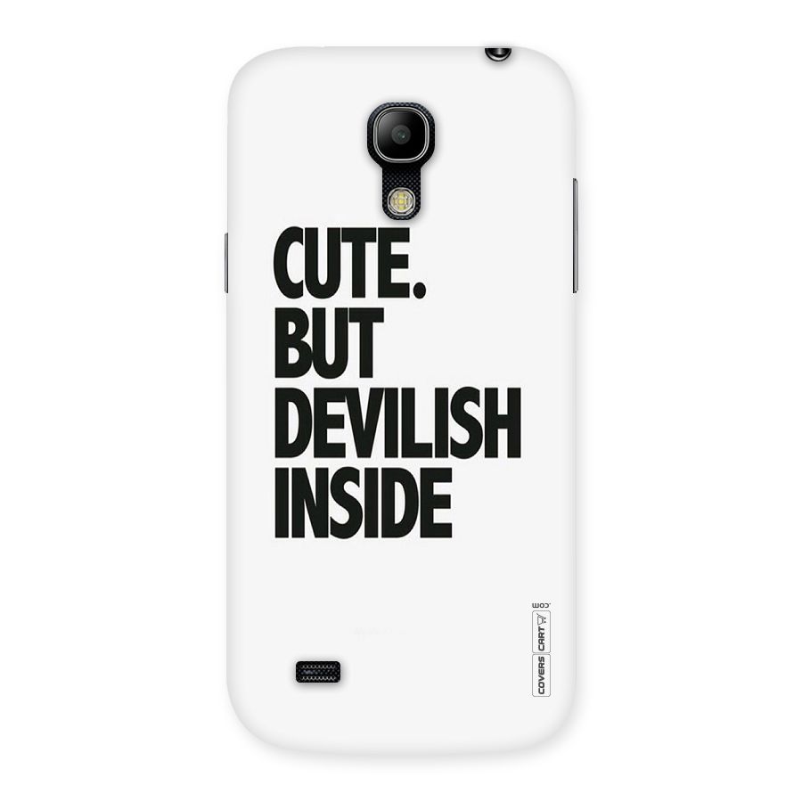 Cute But Devil Back Case for Galaxy S4 Mini