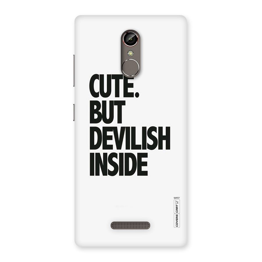 Cute But Devil Back Case for Gionee S6s