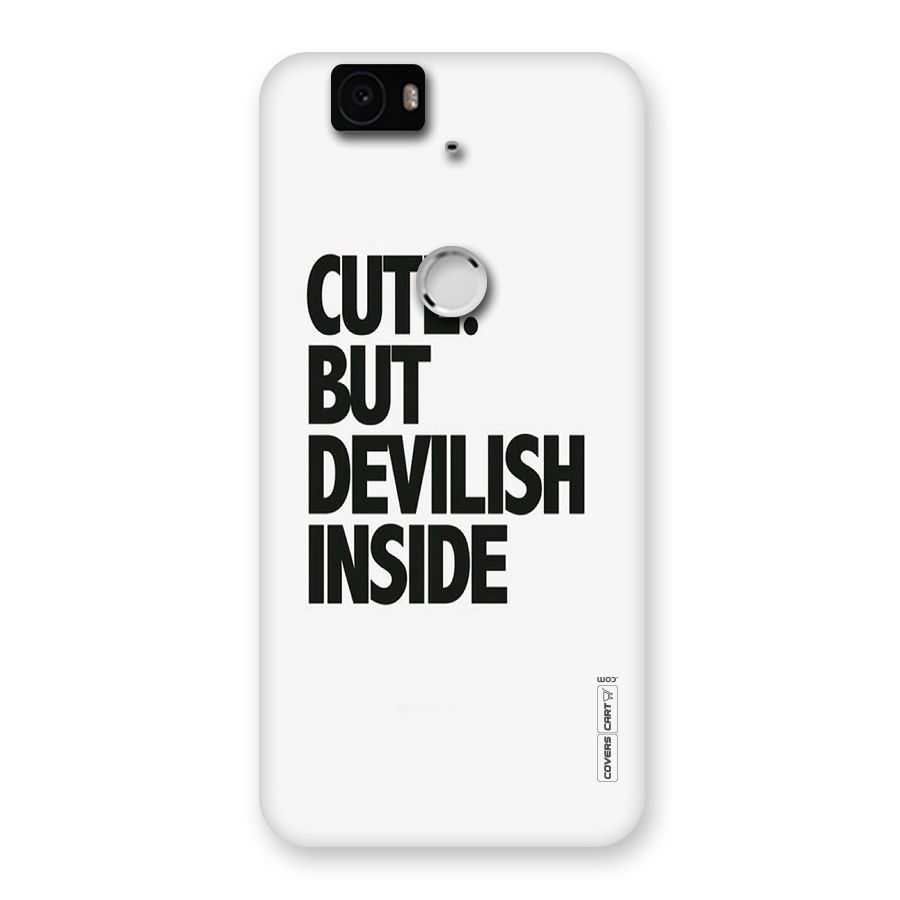 Cute But Devil Back Case for Google Nexus-6P