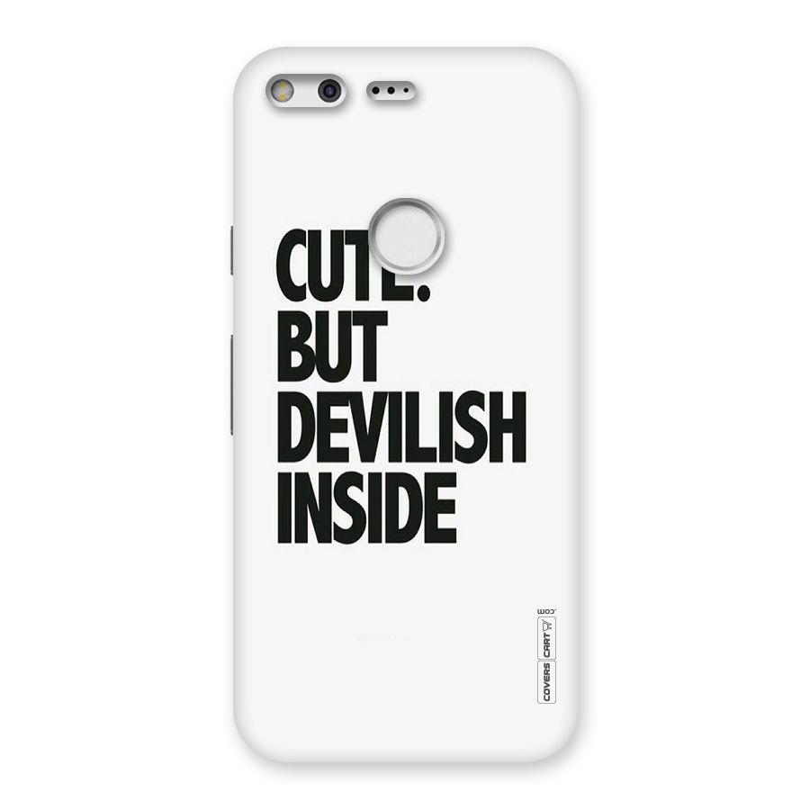 Cute But Devil Back Case for Google Pixel