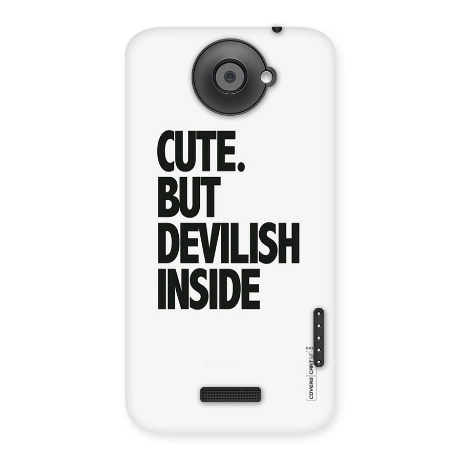 Cute But Devil Back Case for HTC One X