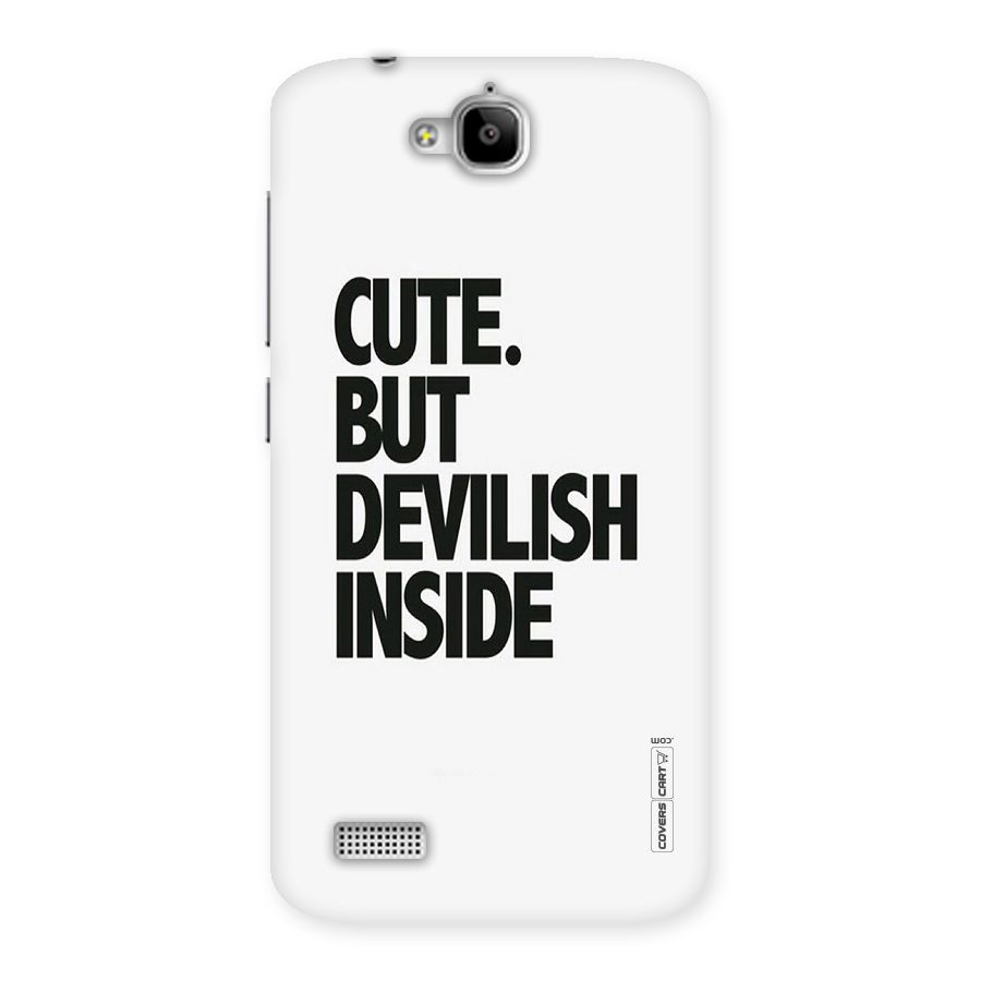 Cute But Devil Back Case for Honor Holly