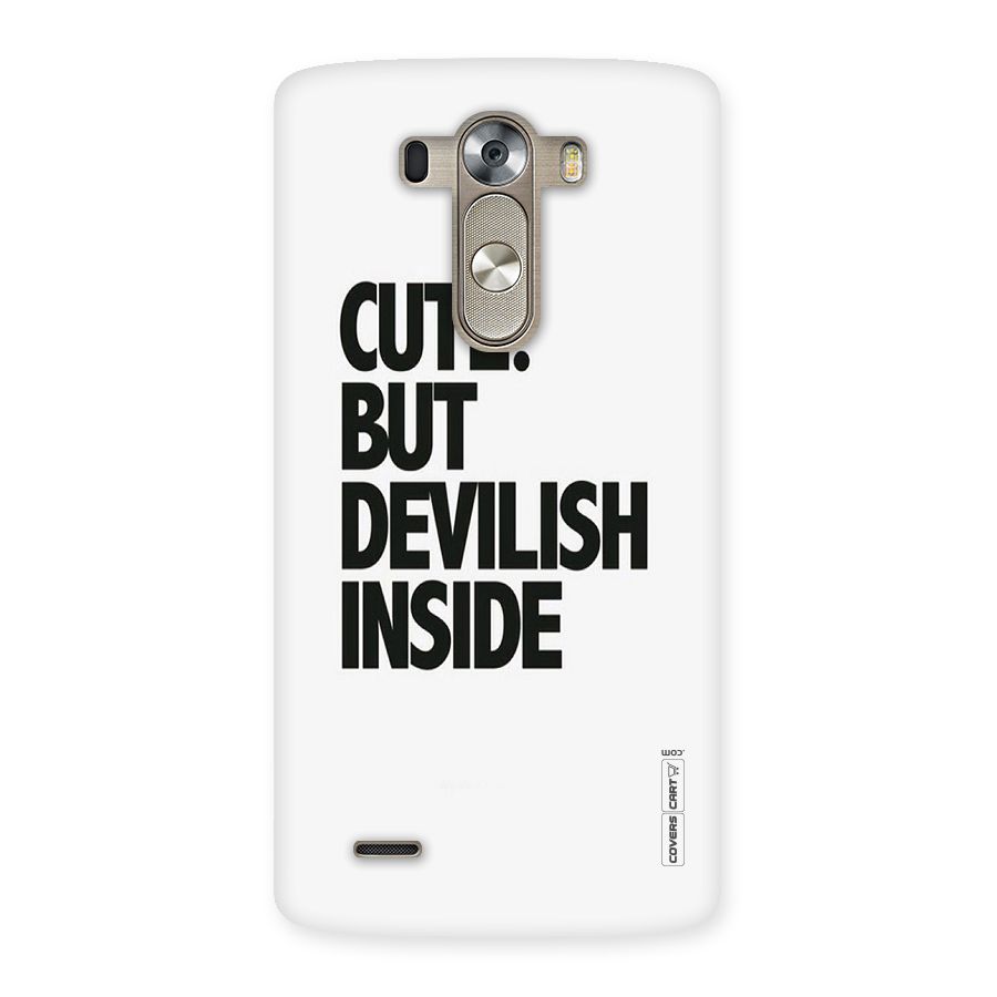 Cute But Devil Back Case for LG G3