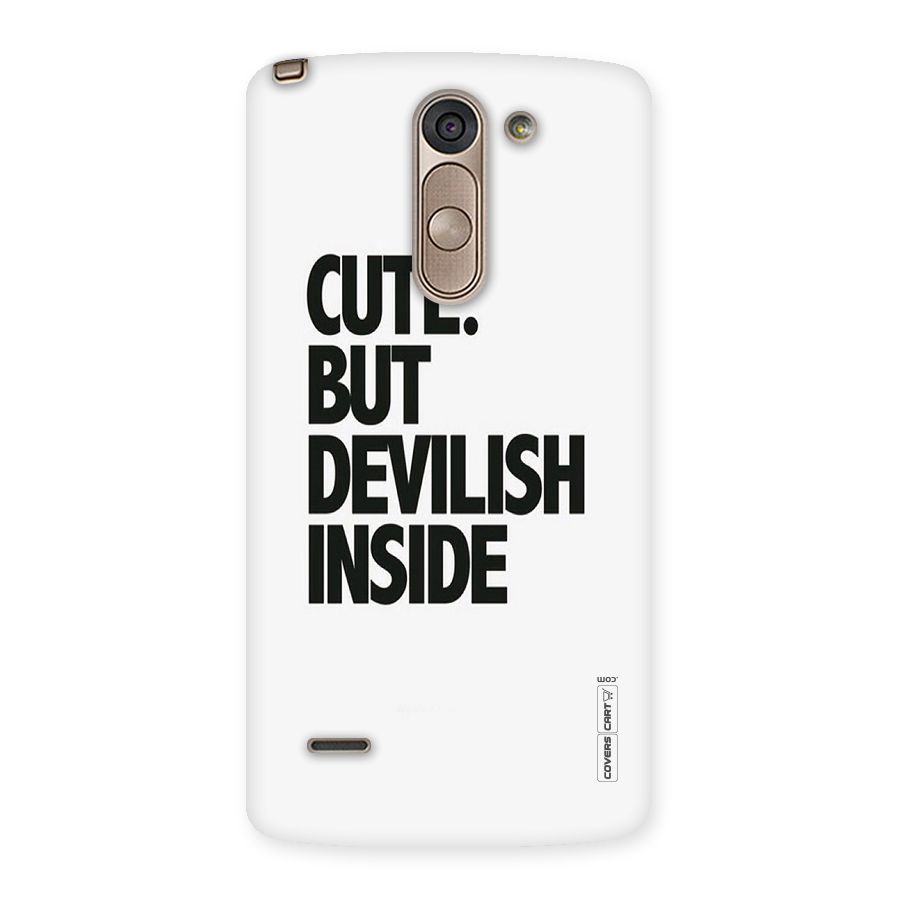 Cute But Devil Back Case for LG G3 Stylus