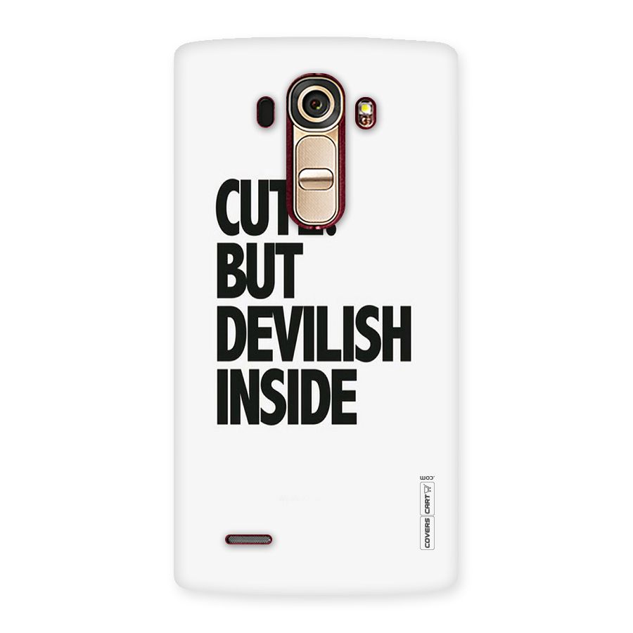 Cute But Devil Back Case for LG G4