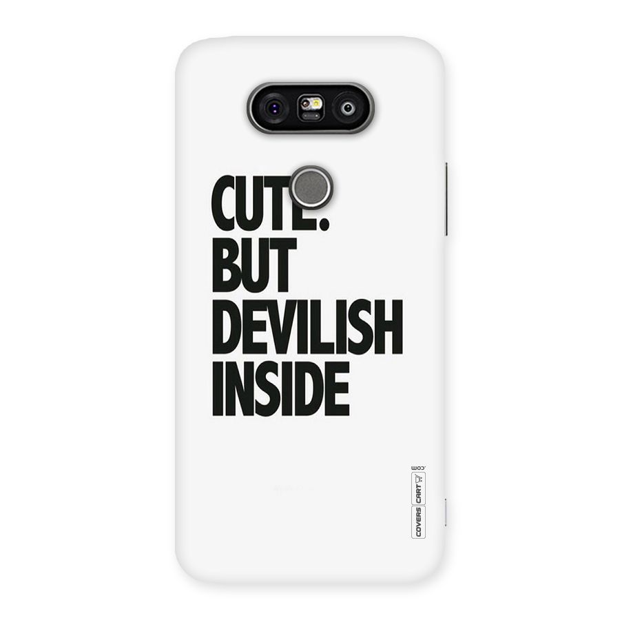 Cute But Devil Back Case for LG G5