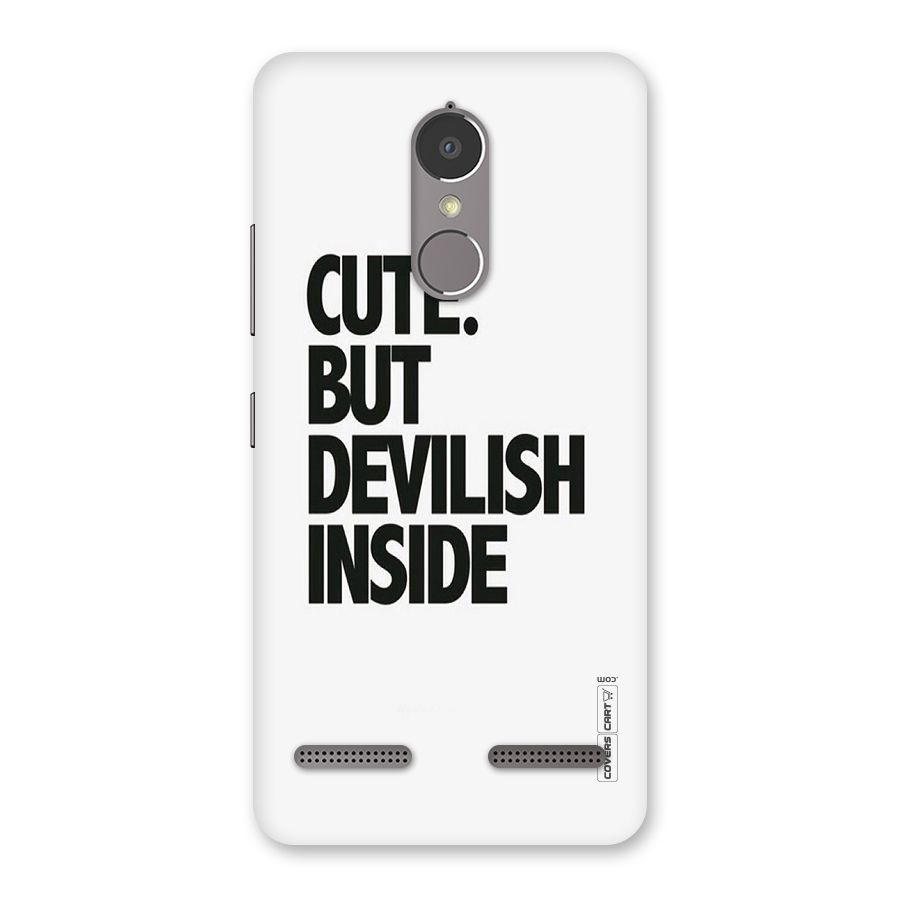 Cute But Devil Back Case for Lenovo K6