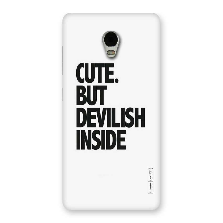 Cute But Devil Back Case for Lenovo Vibe P1