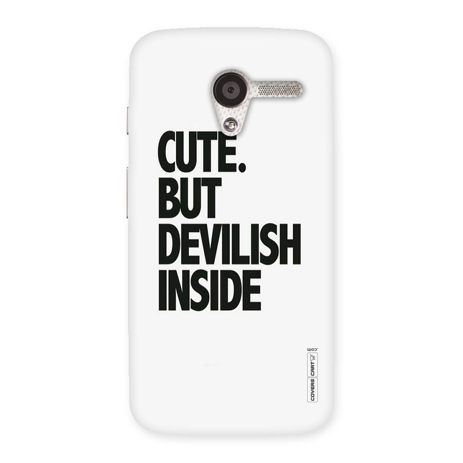 Cute But Devil Back Case for Moto X