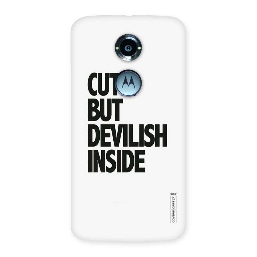 Cute But Devil Back Case for Moto X 2nd Gen