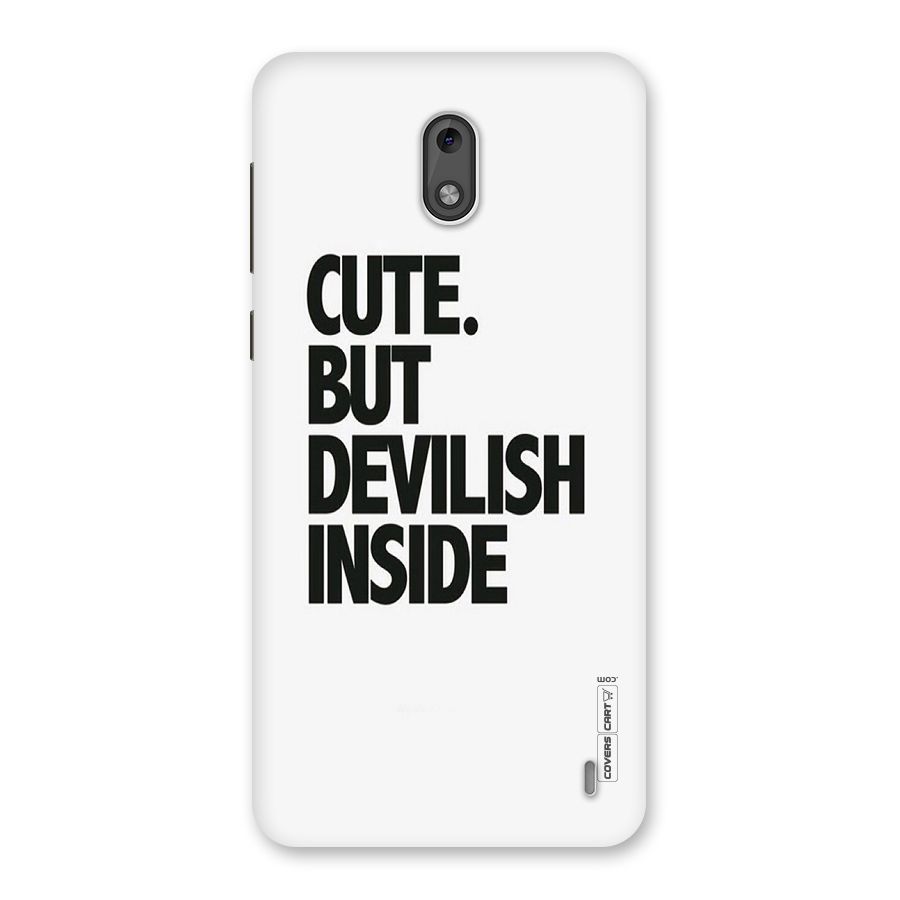 Cute But Devil Back Case for Nokia 2
