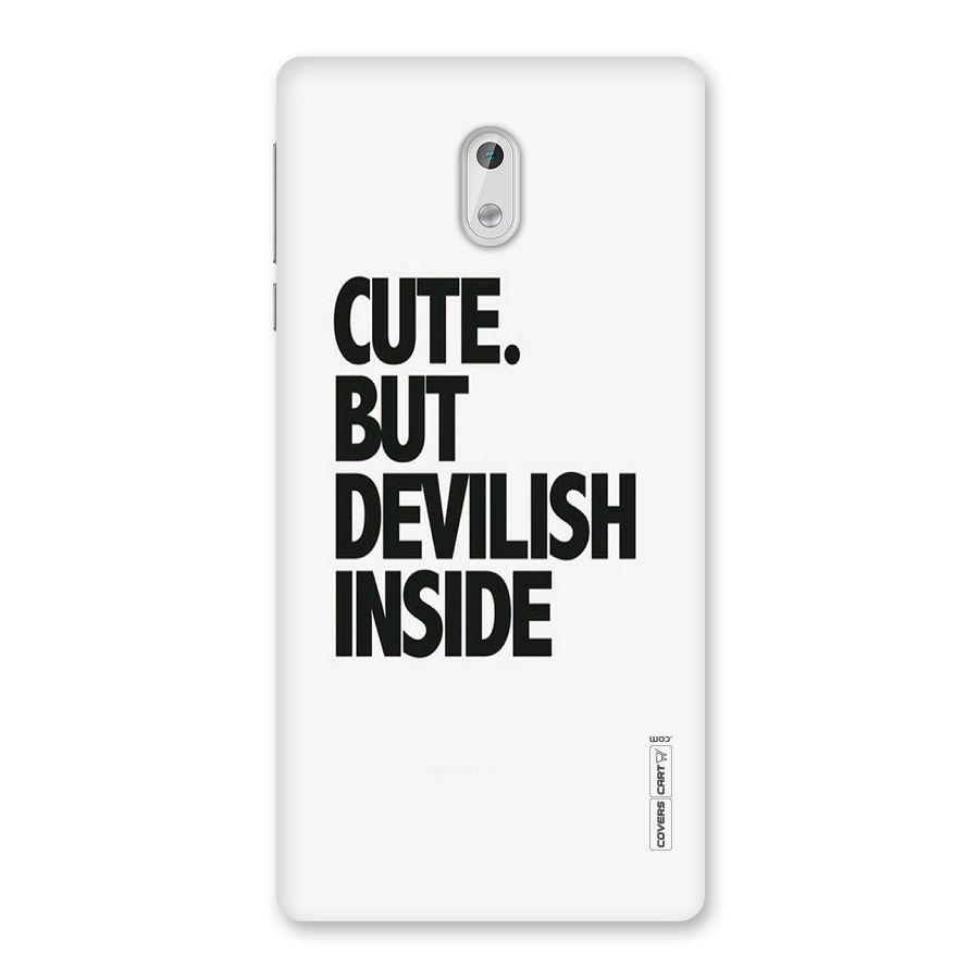 Cute But Devil Back Case for Nokia 3