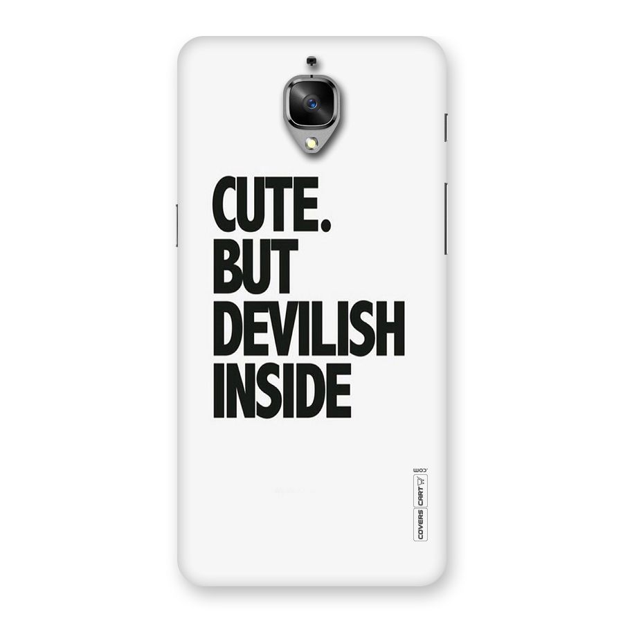 Cute But Devil Back Case for OnePlus 3T
