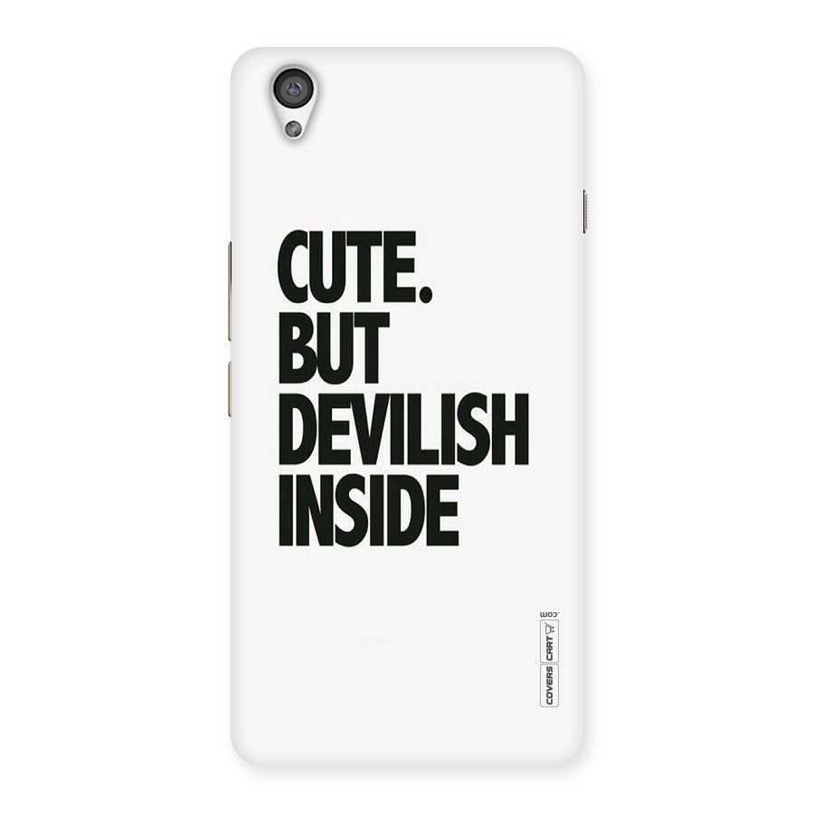 Cute But Devil Back Case for OnePlus X