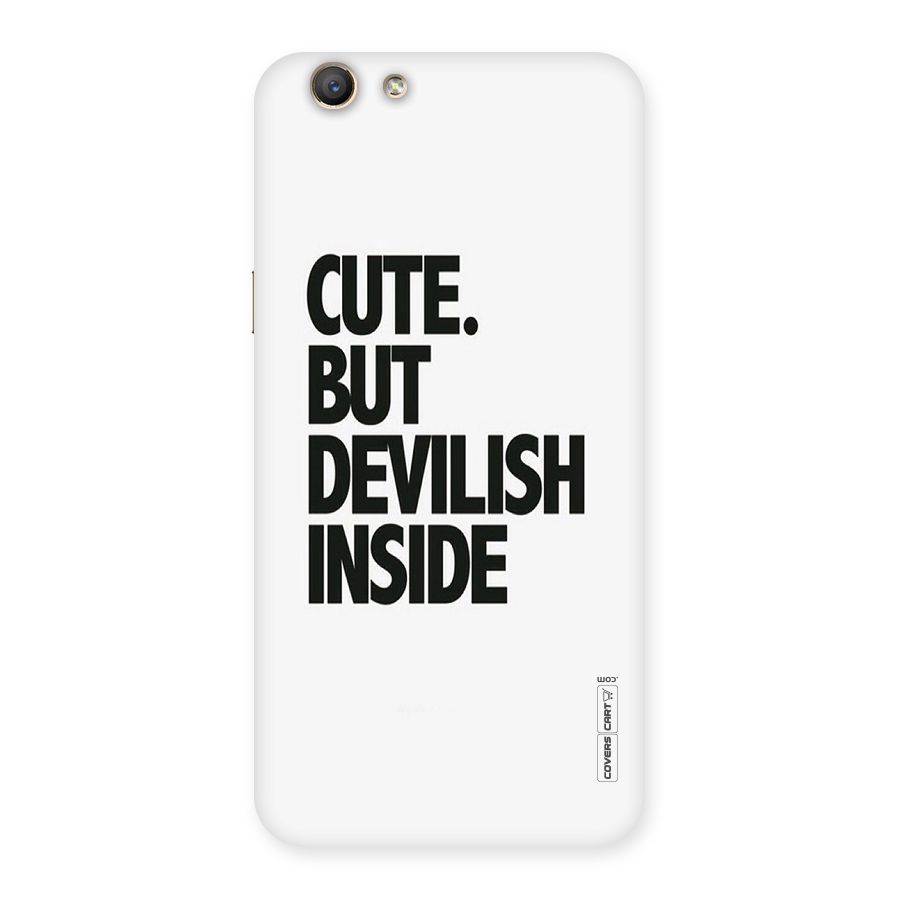 Cute But Devil Back Case for Oppo F1s