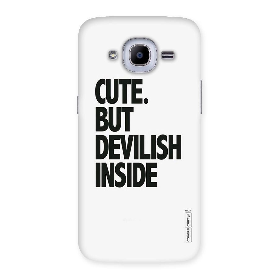 Cute But Devil Back Case for Samsung Galaxy J2 2016