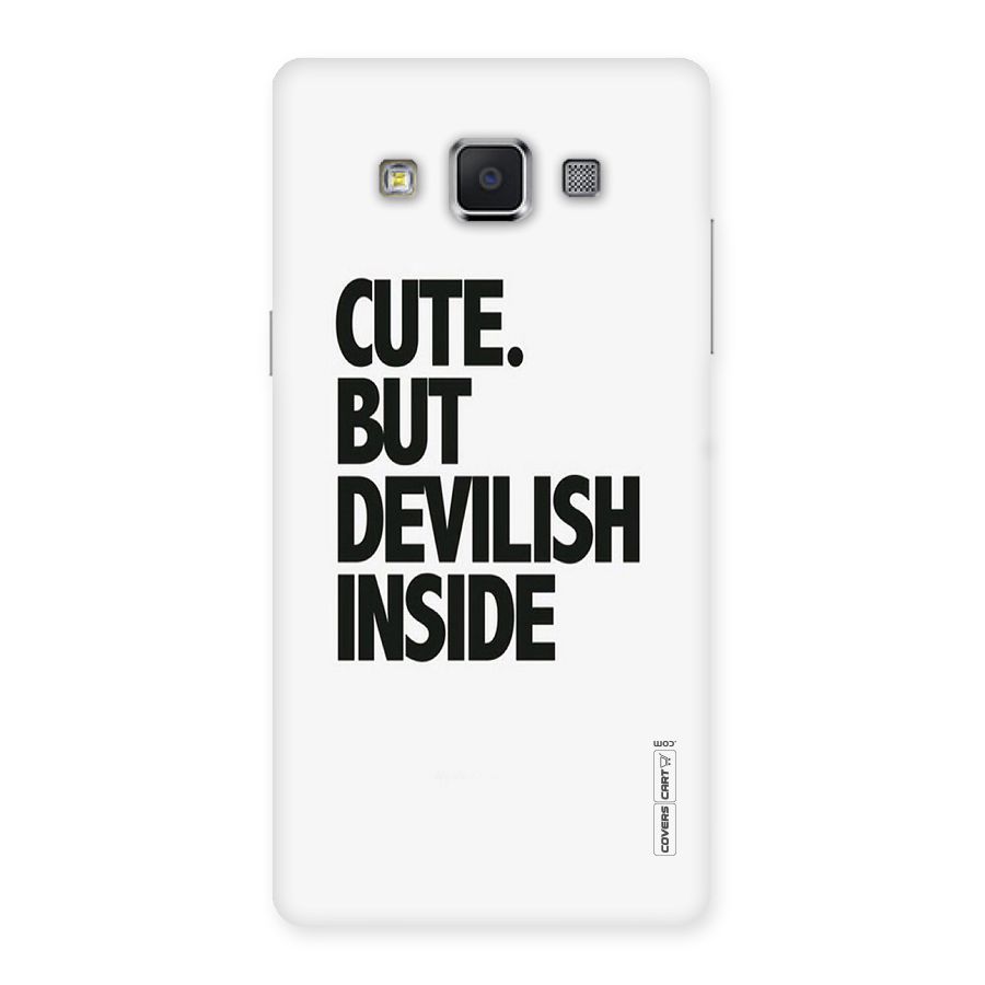 Cute But Devil Back Case for Samsung Galaxy A5