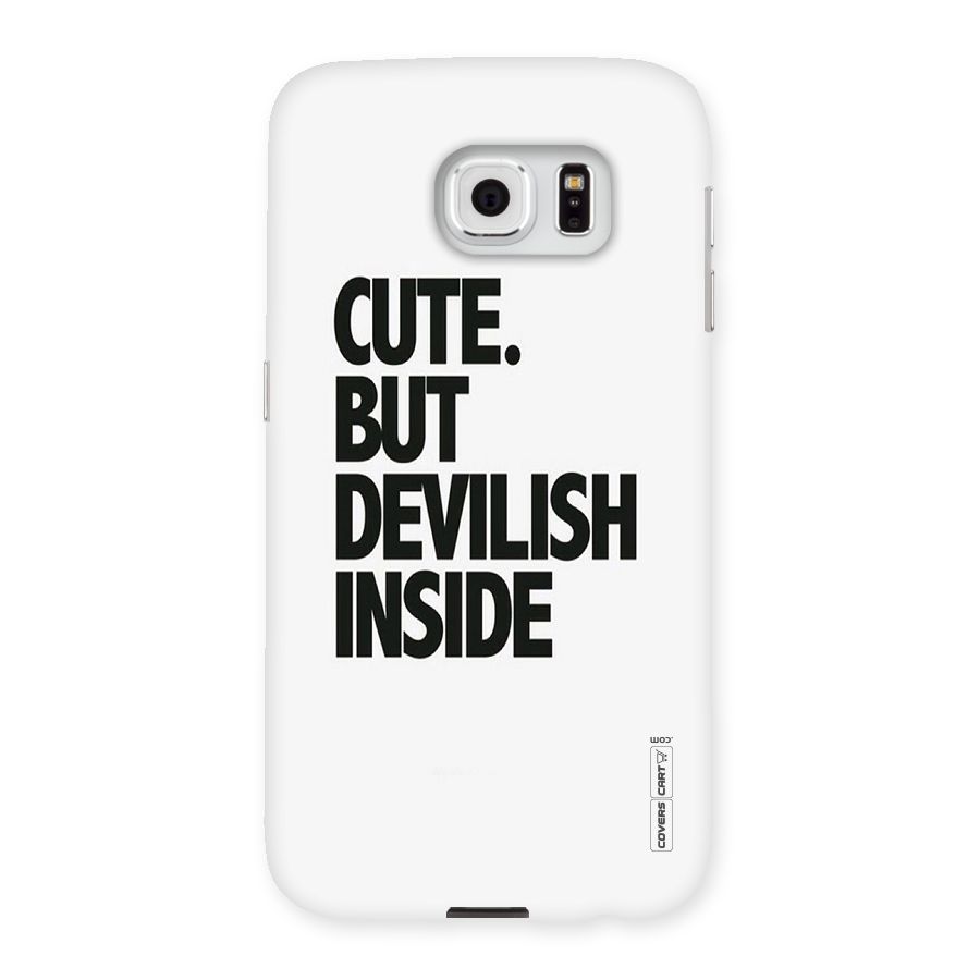 Cute But Devil Back Case for Samsung Galaxy S6