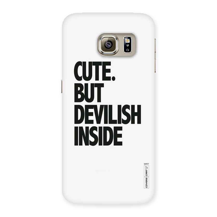 Cute But Devil Back Case for Samsung Galaxy S6 Edge