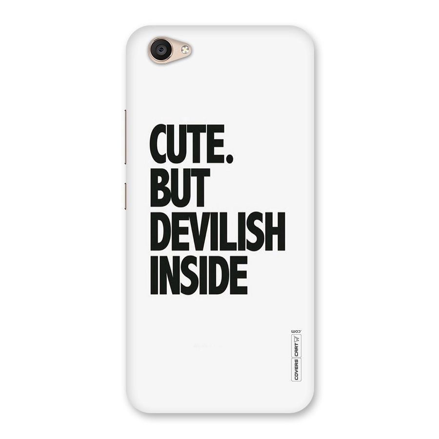 Cute But Devil Back Case for Vivo V5 Plus