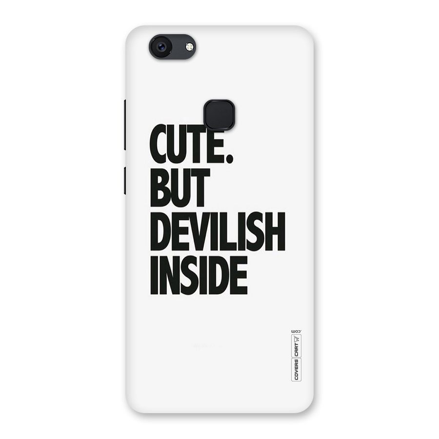 Cute But Devil Back Case for Vivo V7 Plus