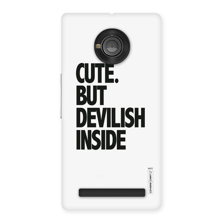 Cute But Devil Back Case for Yu Yuphoria
