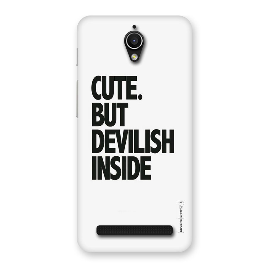 Cute But Devil Back Case for Zenfone Go