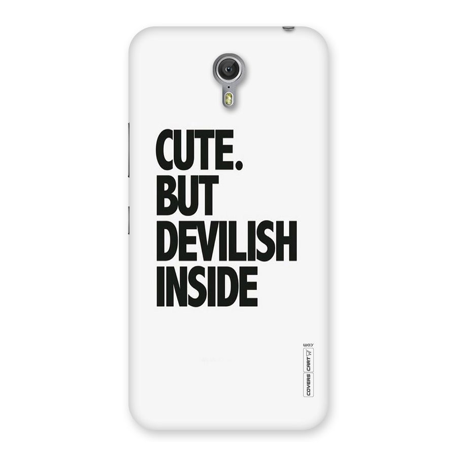 Cute But Devil Back Case for Zuk Z1
