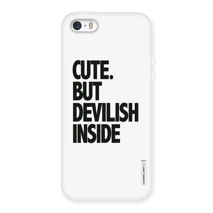 Cute But Devil Back Case for iPhone 5 5S