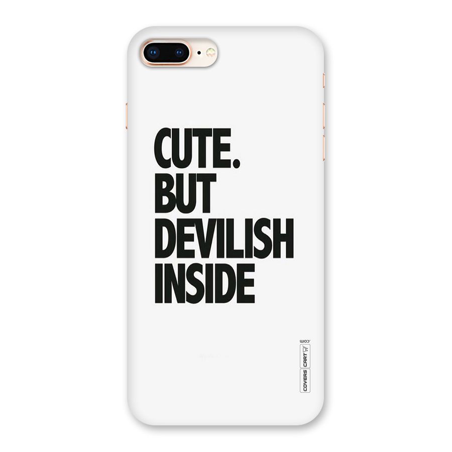 Cute But Devil Back Case for iPhone 8 Plus