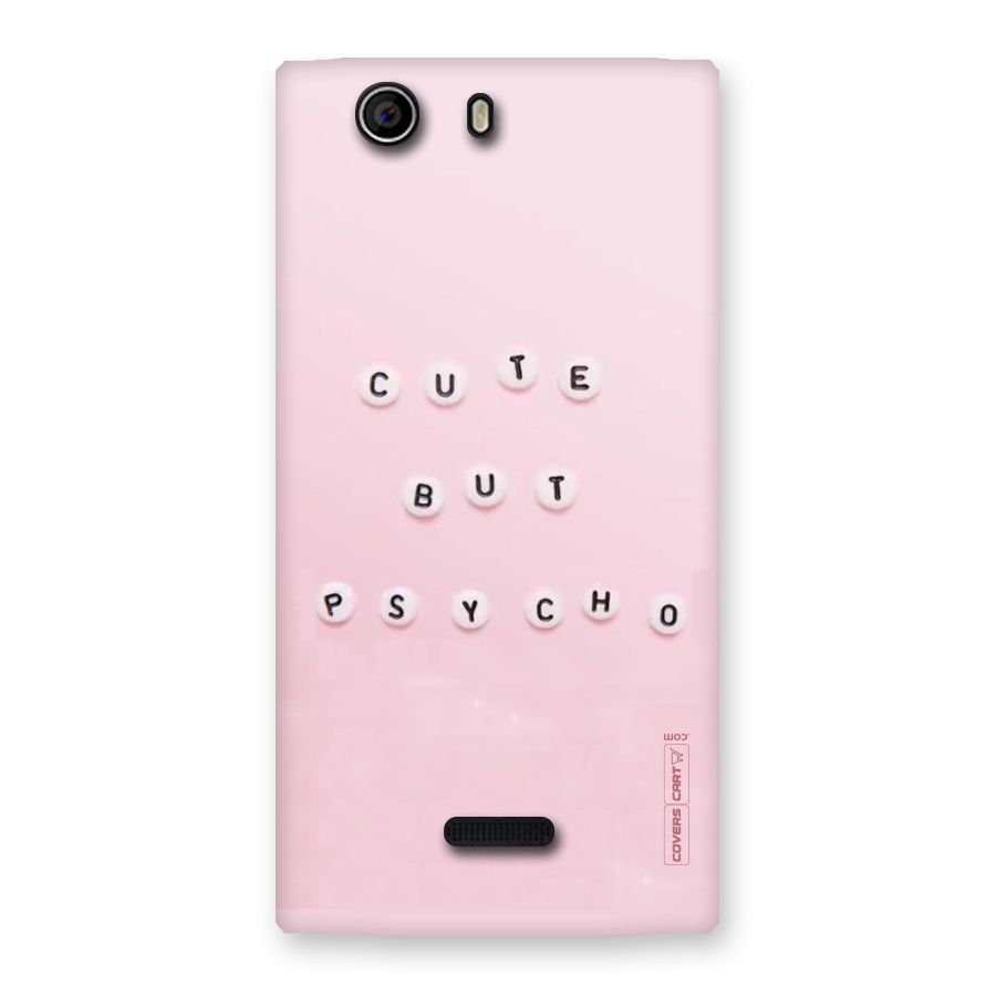 Cute But Psycho Back Case for Canvas Nitro 2 E311