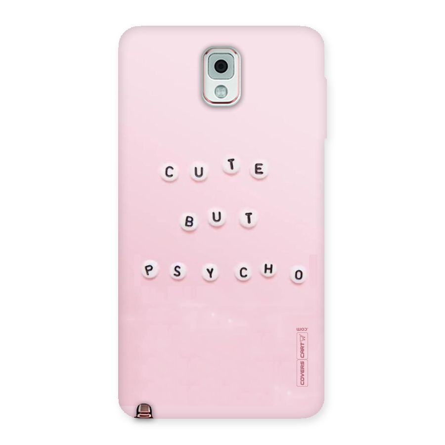 Cute But Psycho Back Case for Galaxy Note 3