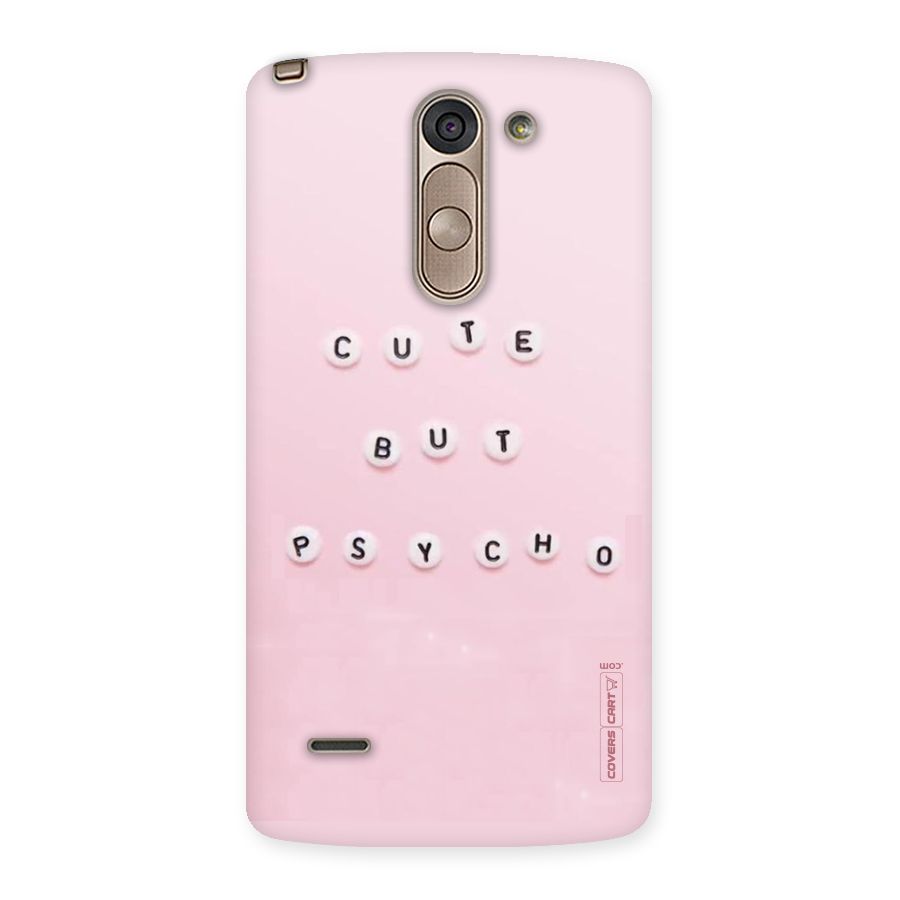 Cute But Psycho Back Case for LG G3 Stylus