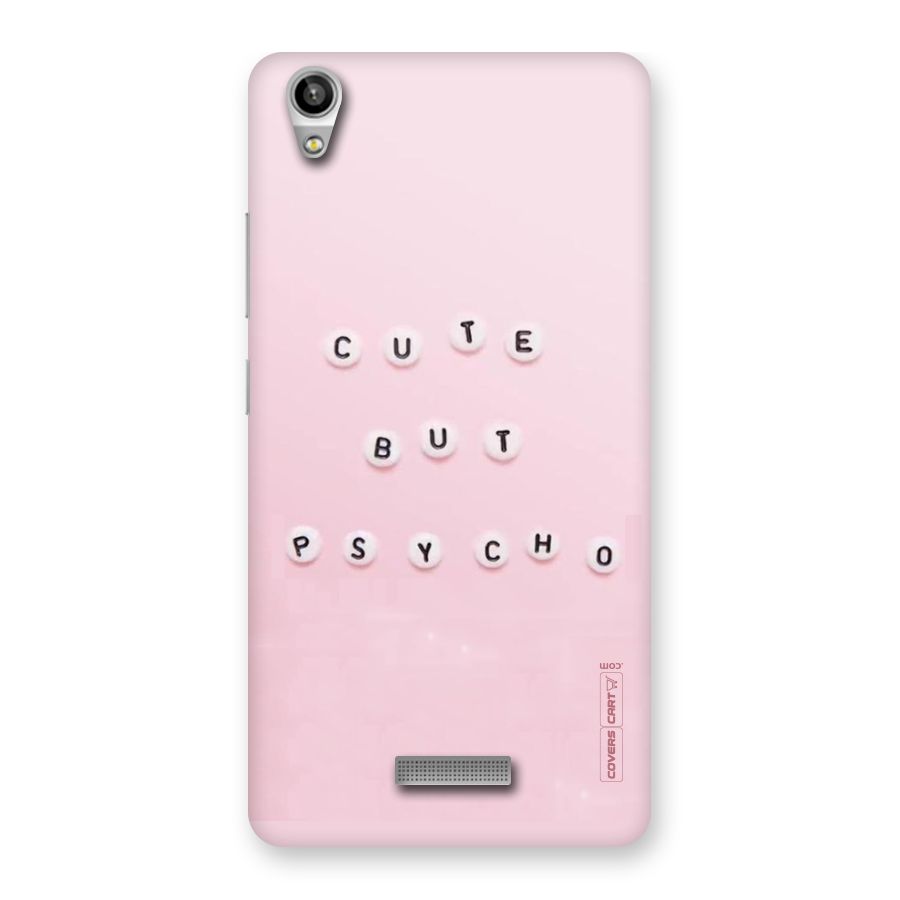 Cute But Psycho Back Case for Lava-Pixel-V1