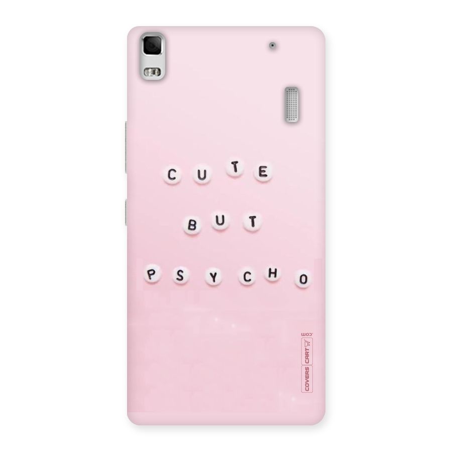 Cute But Psycho Back Case for Lenovo A7000