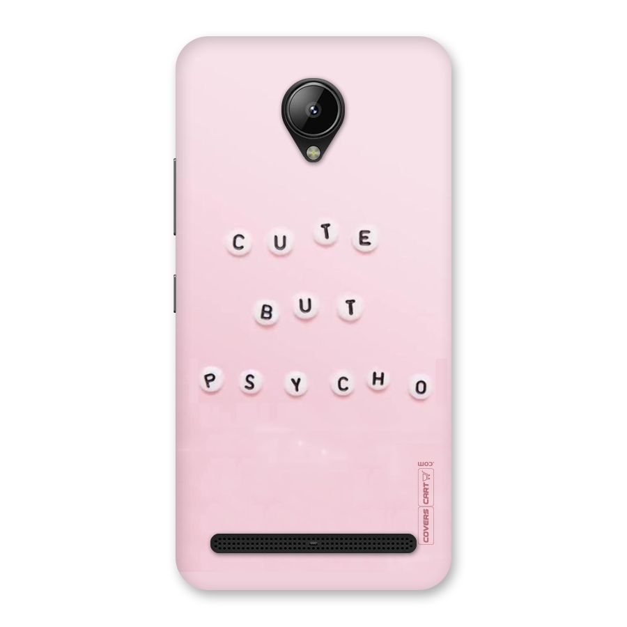 Cute But Psycho Back Case for Lenovo C2