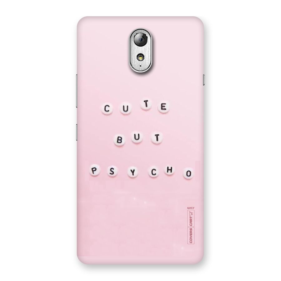 Cute But Psycho Back Case for Lenovo Vibe P1M
