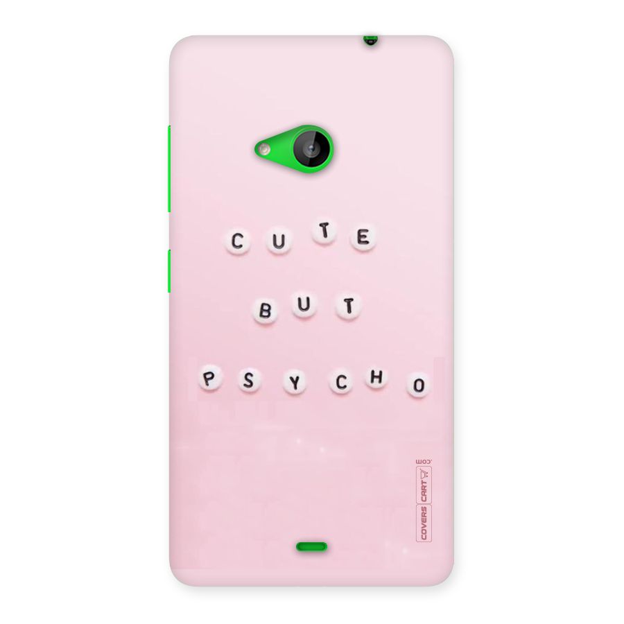 Cute But Psycho Back Case for Lumia 535