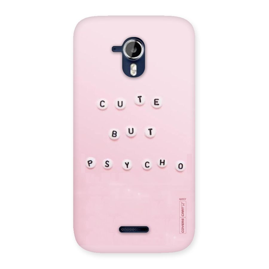 Cute But Psycho Back Case for Micromax Canvas Magnus A117