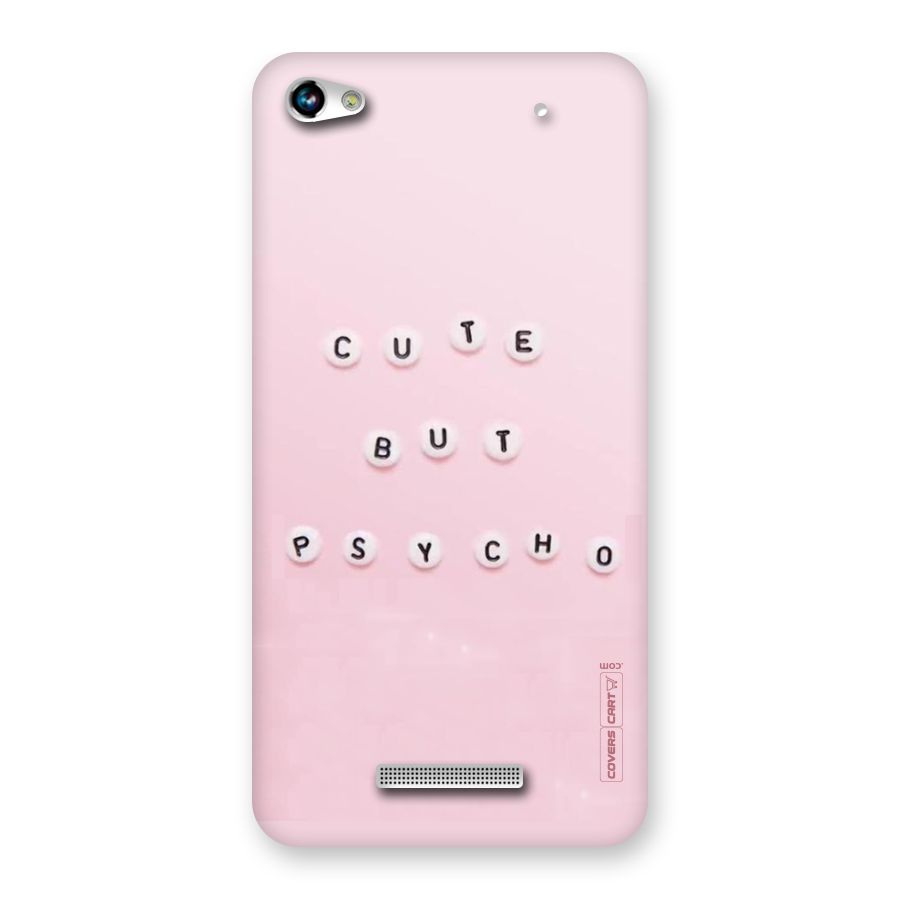 Cute But Psycho Back Case for Micromax Hue 2