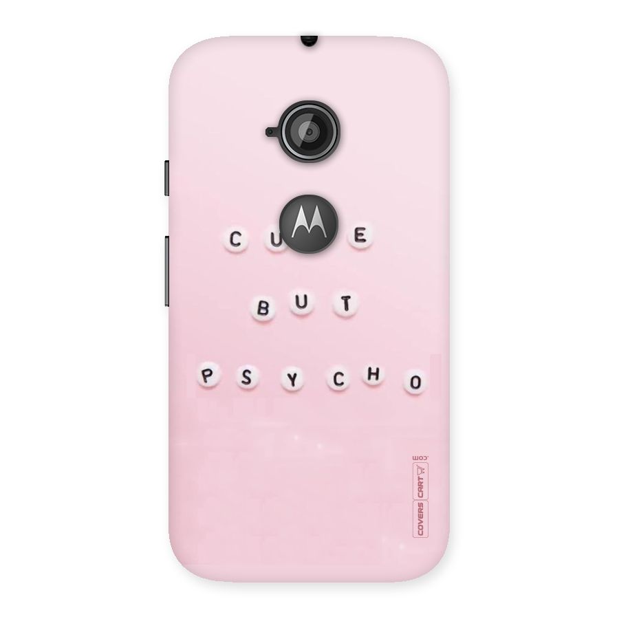 Cute But Psycho Back Case for Moto E 2nd Gen