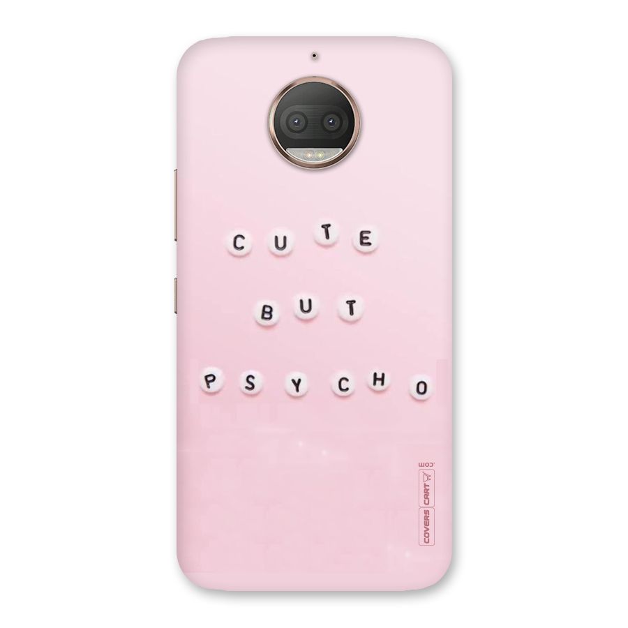 Cute But Psycho Back Case for Moto G5s Plus