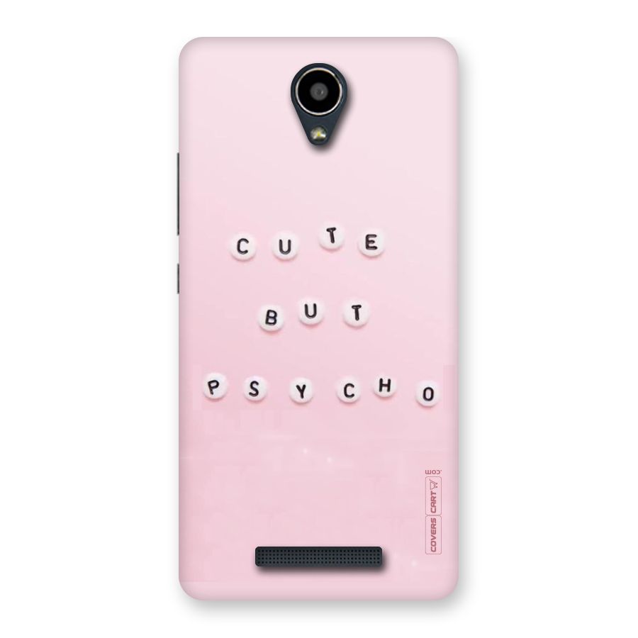 Cute But Psycho Back Case for Redmi Note 2