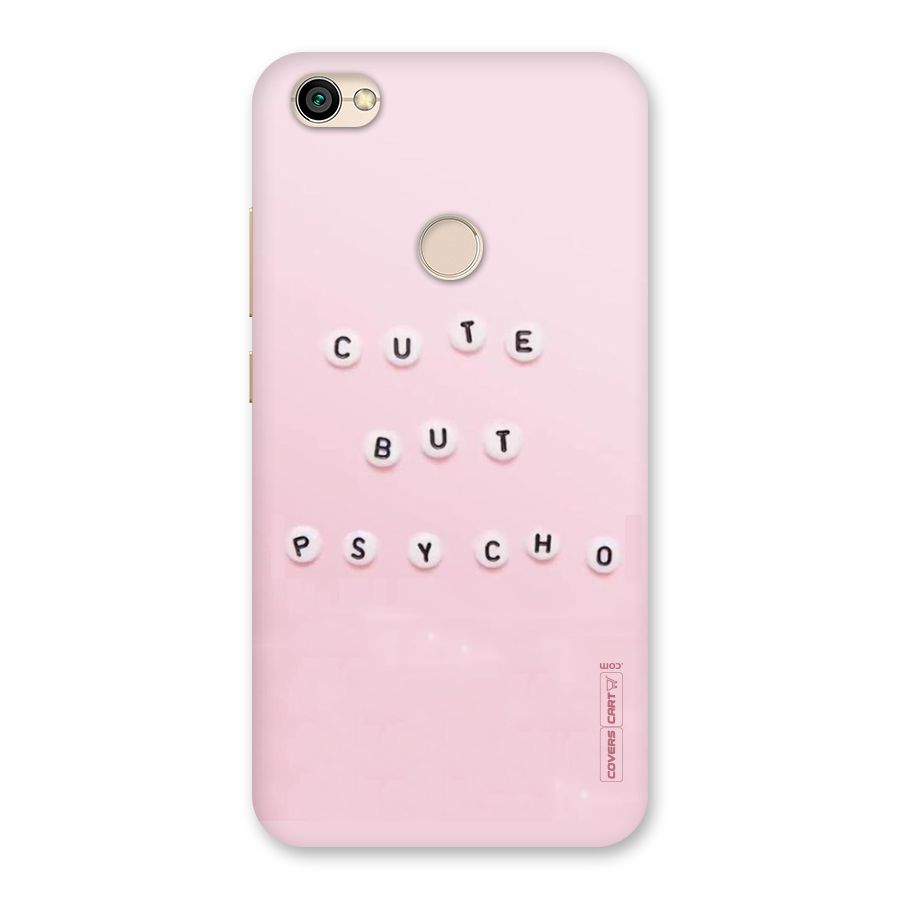 Cute But Psycho Back Case for Redmi Y1 2017