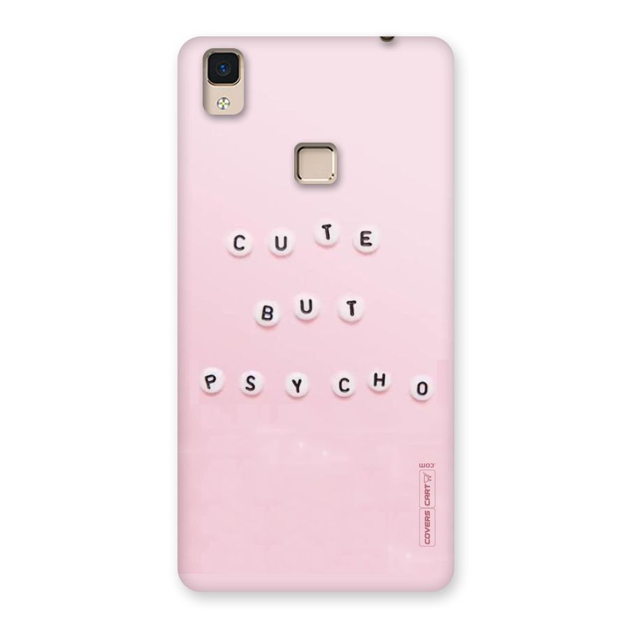 Cute But Psycho Back Case for V3 Max
