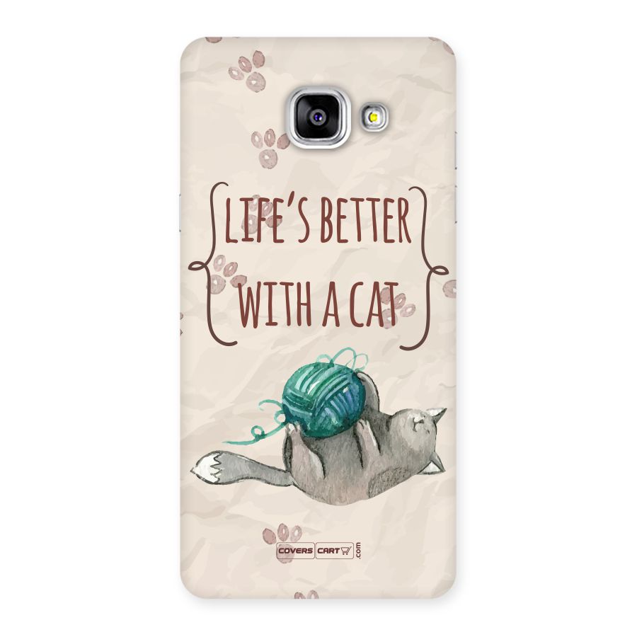 Cute Cat Back Case for Galaxy A5 2016